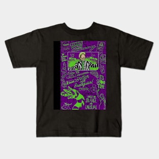 Beetlejuice musical doodle notebook Kids T-Shirt